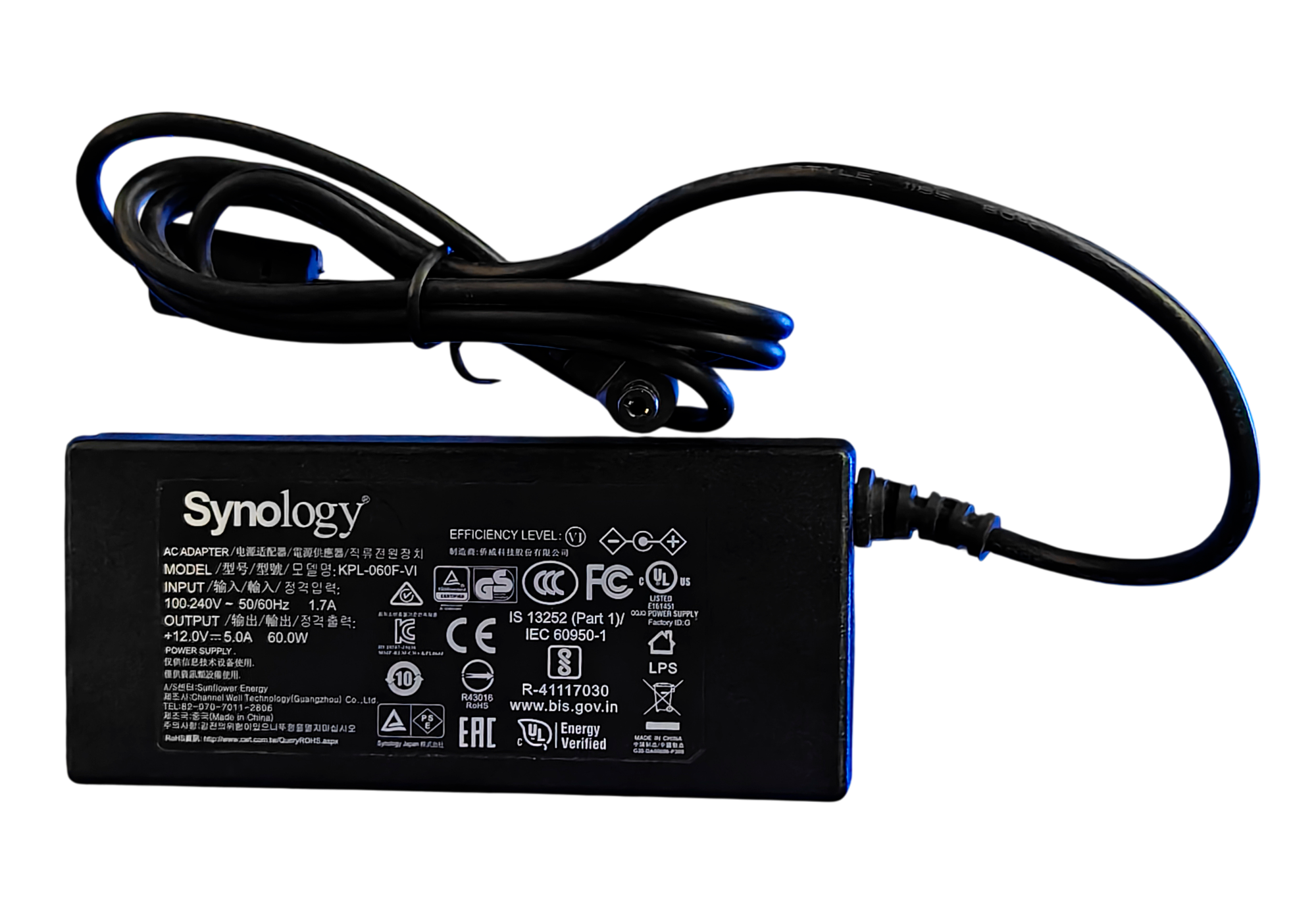 Оригинальный блок питания Synology 12 В, 5 А
